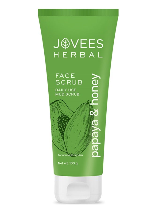 JOVEES HERBAL Honey And Papaya Face Scrub 100 Ml - Image 1